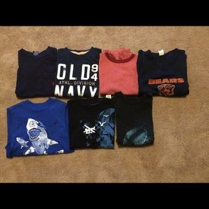 Boys size 7 short sleeve or sleeveless tops